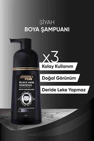 Genel Markalar Siyahlaştırıcı Şampuan. Saç Sakal. Beyazlara veda edin 350 ml.