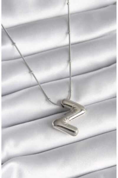 pure age Top Quality Embossed Balloon Letter Necklace