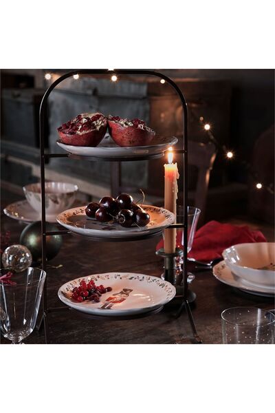 Casafina Appetizer Plate, Casafina, Ceramic, Nutcracker, Christmas, 21.4 x 2.5 cm