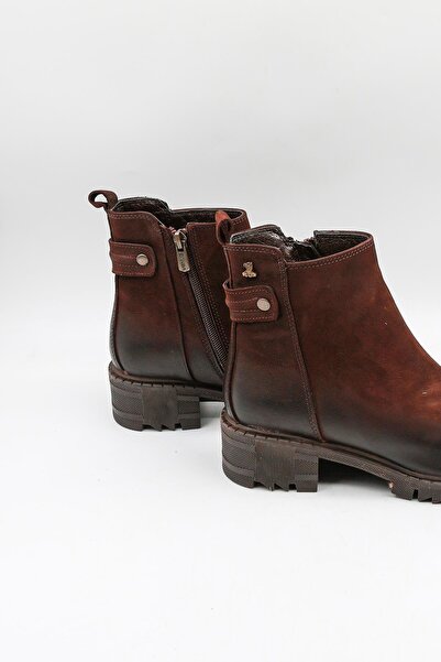 Venüs Kadın Hakiki Deri Günlük Bot 1950811K - Kahve - 36