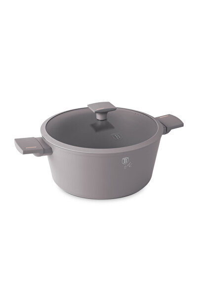 Other TITANIUM POT WITH LID 28cm BERLINGER HAUS BH-8102 TAUPE