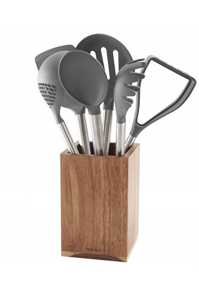 Other Kinghoff KH-1325 6-piece acacia kitchen utensil set