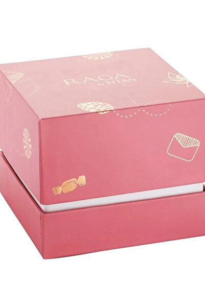 Titan Women's Analog Burgundy Dial Watch - 2752WM01