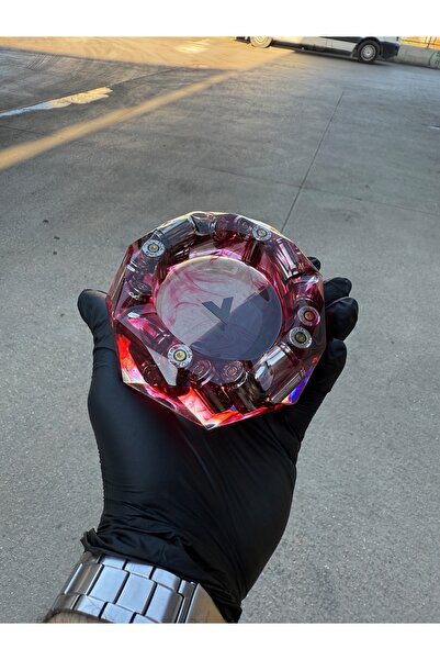 V3LAMADEİT 9MM DIAMOND MERMİLİ KÜLLÜK (Kırmızı Efekt)