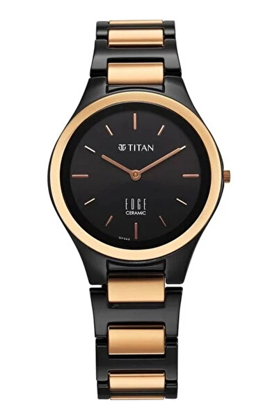 Titan Women's Analog Black Dial Watch - 2653KC05