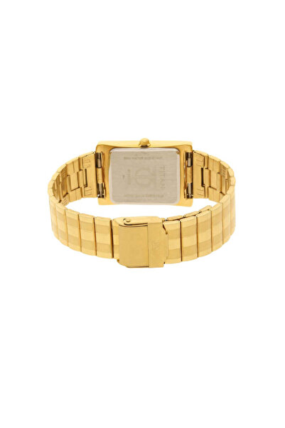 Titan Men's Analog Gold Dial Watch - 9154YM02
