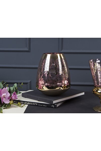Sembol Pinky Glass Vase 21X25 cm