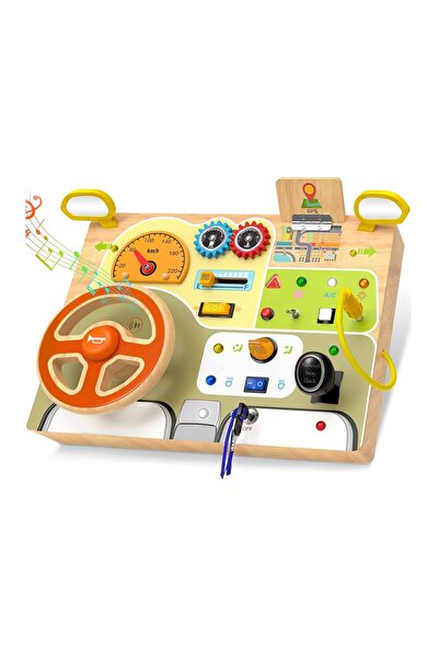 OEM Panou din lemn busy board cu elemente Auto