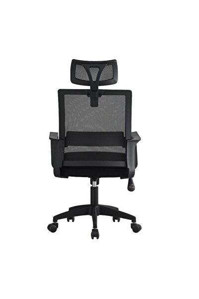 PROCART Scaun de birou ergonomic, reglabil și pivotant, tetieră integrată, ma...