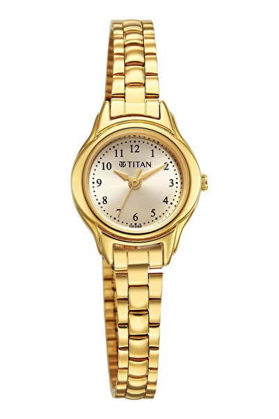 Titan Women's Analog Beige Dial Watch - 2401YM08