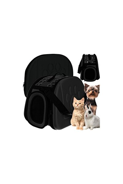Purlov Dog/cat carrier bag, ergonomic handle, zipper closure, adjustable shoulder strap, EVA foam