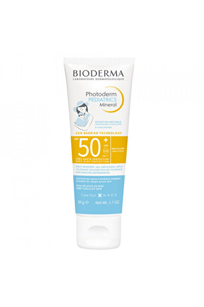 Bioderma Cremă de protecție solară minerală Pediatrics pentru copii, SPF 50+,...