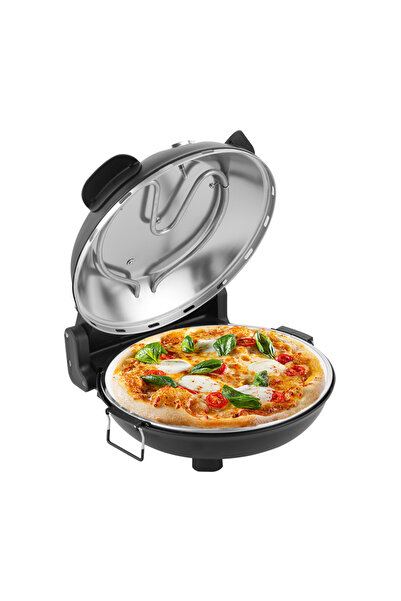Generic Commercial Electric Pizza Oven with Large Viewing Window and 12-Inch Stone