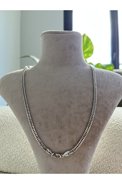 Fam&Co Jewelry Xuping Silver Color Unisex Chain Necklace – Thick and Shiny King Model