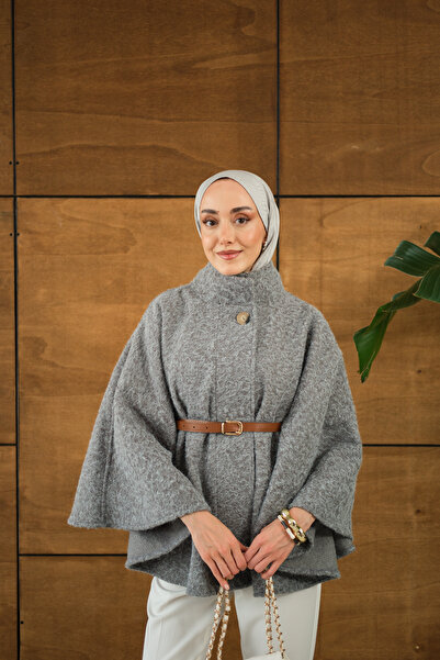 LOCCO Γυναικεία ζώνη με λεπτομέρεια παντζόνι γκρι