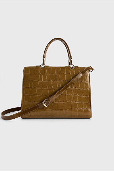 Love My Body Croco Desenli Çanta