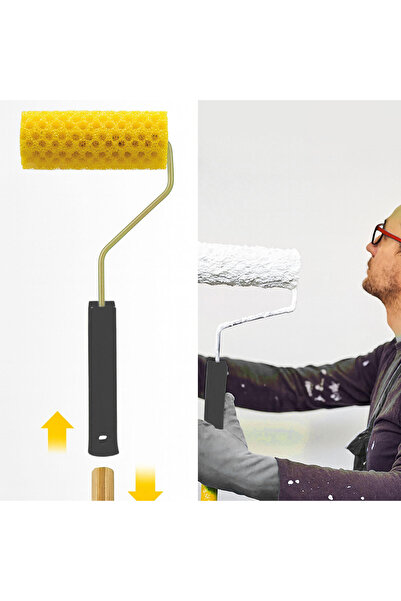 Dekor 1129 Sponge Crystal Perforated Effect Roller 25 cm Grain Paint Application Roller