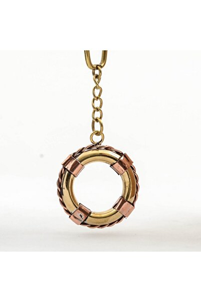 RiverWorld River World Series E Keychain Brass