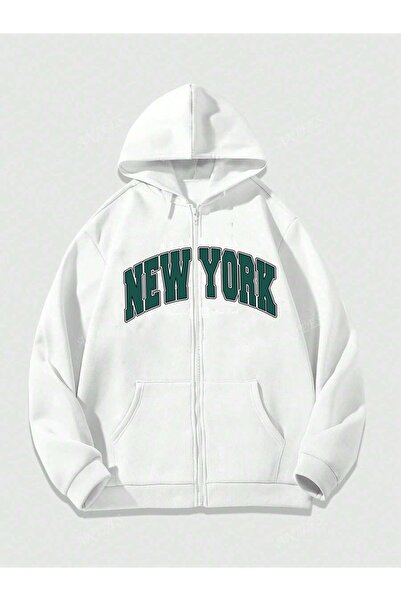 bellanova سترة بغطاء للرأس للجنسين بسحاب - مطبوعة