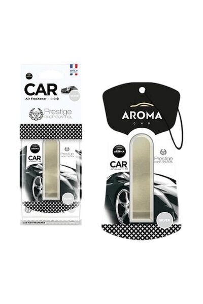 Aromacar Odorizant auto AROMA CAR Prestige Silver pentru oglinda retrovizoare...