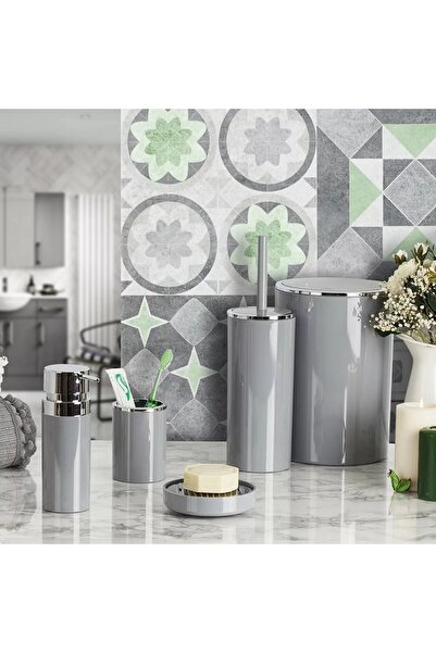 pirimanova طقم حمام فاخر من توسكانا مكون من 5 قطع - طقم إكسسوارات حمام فاخر و...