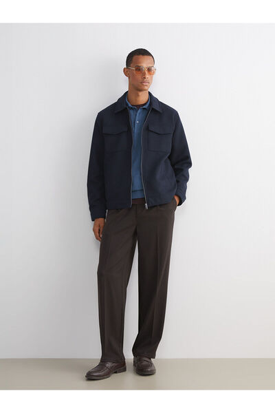 LC Waikiki Yeni Sezon Standart Kalıp Gömlek Yaka Erkek Mont