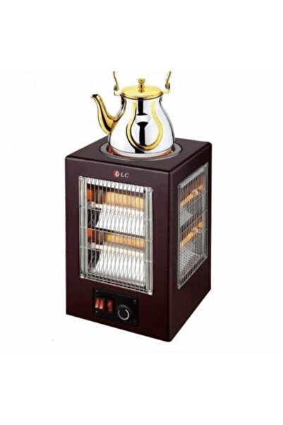 DLC 2-in-1 Electric Contour Heater with Stove for Cooking and Heating + Hot Beverage Preparation, 2000W