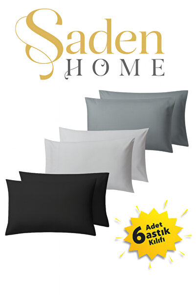 SADEN HOME 6 ΜΑΞΙΛΑΡΙΕΣ ΜΕ ΦΕΡΜΟΥΑΡ 2 ΓΚΡΙ 2 ΜΑΥΡΟ 2 ΛΕΥΚΟ