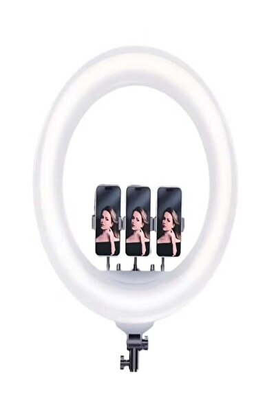 PLOKAMA حلقة إضاءة LED احترافية مقاس 45 سم R45