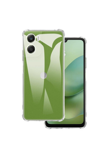 Techsuit Husa Motorola Moto G06 Silicon transparent rezistent la socuri, tran...