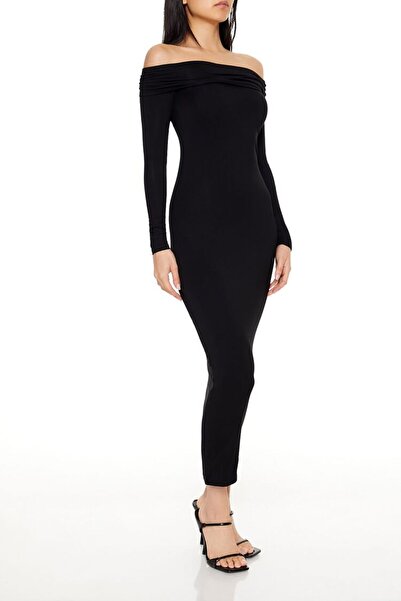 Forever 21 Madonna Yaka Midi Elbise