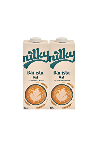 NİLKY Barista Yulaf Sütü Bitkisel Bazlı Laktosuz Vegan 2 x1 lt