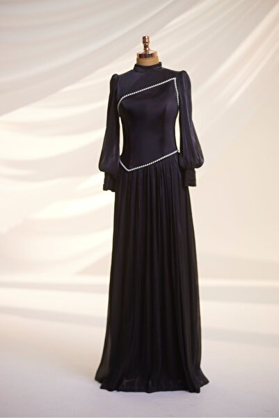 Larache Linda Tesettür Abiye Korseli