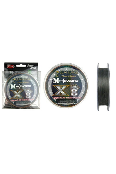 SEA HORSE M-Sword X8 0.18 mm 150 Mt Gray