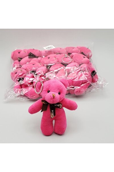 RiverWorld River World Keychain Pink Color Mini Teddy Bear