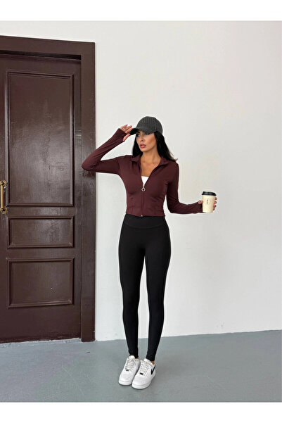 hazelin Hanorac pentru femei Plum Diver, cu închidere cu fermoar, cu șireturi, HZL25W-FRY123441