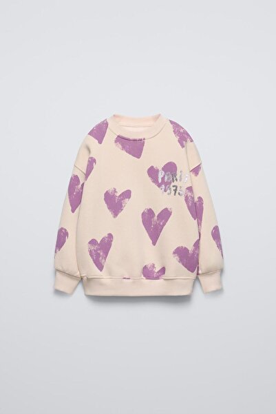 GAist Kids Baby Kız Çocuk Renkli Kalp Baskılı Taytlı Alt-Üst Takım