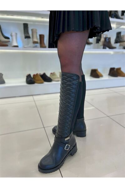 OEM Lorven Women's Leather Boots with Flexible Back