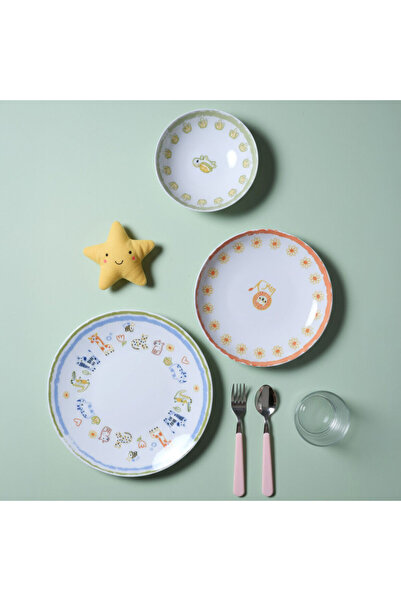 Güral Porselen Camelia 3 Piece Baby Food Set 5561