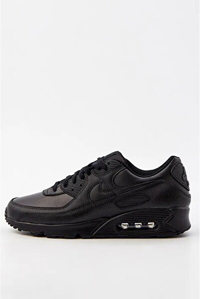 Nike Air Max 90 Ltr Unisex Leather Black Leather Sports Shoes