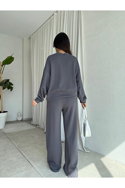 Mooi Butik Laura Suit 8556 - Gray