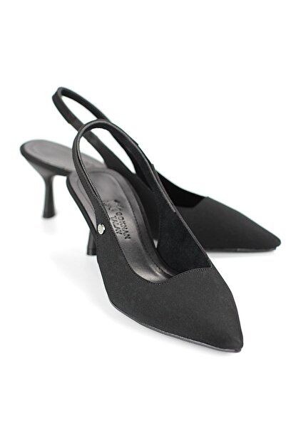 Gökhan Talay Magnolia Еластична м'яка нековзна підошва (4 см) Чорні замшеві ж...