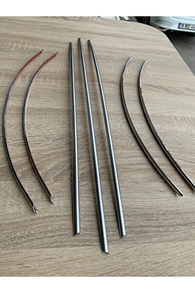 Universal VW VOLKSWAGEN PASSAT B6 (3C) UYUMLU SEDAN ÖN TAMPON ÇITASI 7 PARÇA 2005-2012 PASLANMAZ KROM