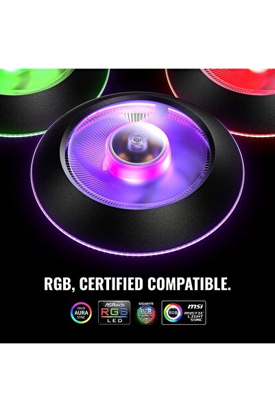 Cooler Master مبرد هواء وحدة المعالجة المركزية MasterAir G100M RGB منخفض الارتفاع