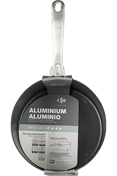 Carrefour Home Carrefour Home saucepan with handle, forged aluminum, 3.5 L, 2...