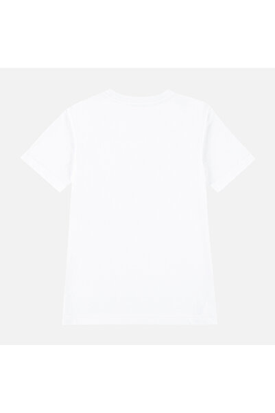 Nike Jordan Signature Παιδικό μπλουζάκι με γράμματα σε λευκό χρώμα 95D728