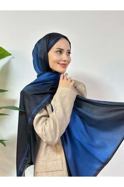 Pull Scarfs Modal Degrade Şal - Lacivert