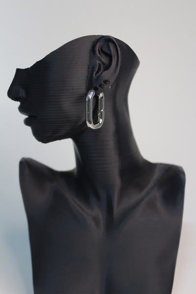 Nefi Jewelry Dikdötgen halka küpe