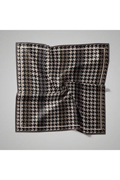 PİRAMİT Naturel Eşarp | Kaz Ayağı