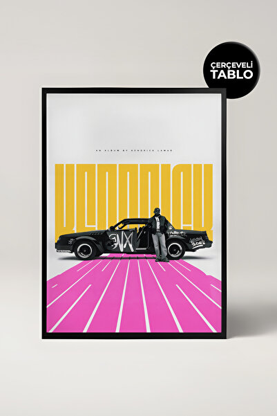 House Gorgeous Kendrick Lamar Pop Culture Müzik Tasarımlı Çerçeveli Tablo